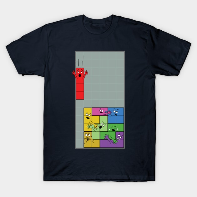 Tetris T-Shirt by viograpiks